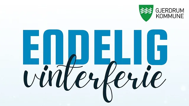 Endelig vinterferie plakat